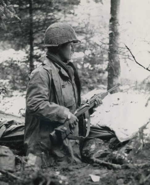 442nd RCT Inf Regt Nisei M1 Carbine St Die France  111344 (1 of 1)