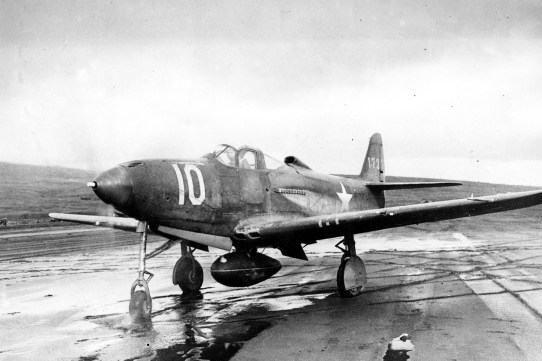 The 54th Fighter Group later deployed to the Aleutians and flew missions against Japanese-held Kiska in the fall of 1942.