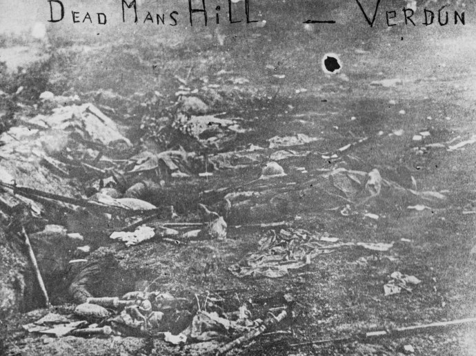 The Morte Homme, a small hill and ridge that was the scene of heavy fighting, became one of the symbolic points of  French resistance at Verdun.