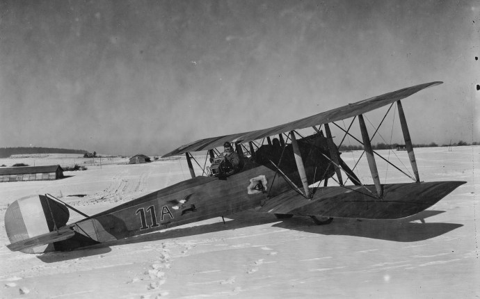 The birth of America's bomber force was greatly assisted by the French. Here, a Breuget 14 serves with one of the first bomber squadrons to see service with the USAAS.