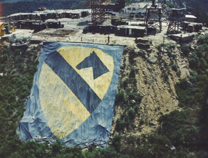 1st Cav Div Base in Hong Kong Mountains Vietnam 052567  (1 of 1)