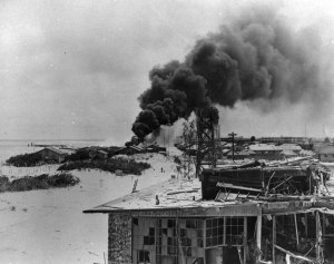 Midway after the Japanese air attack on the morning of June 4, 1942.